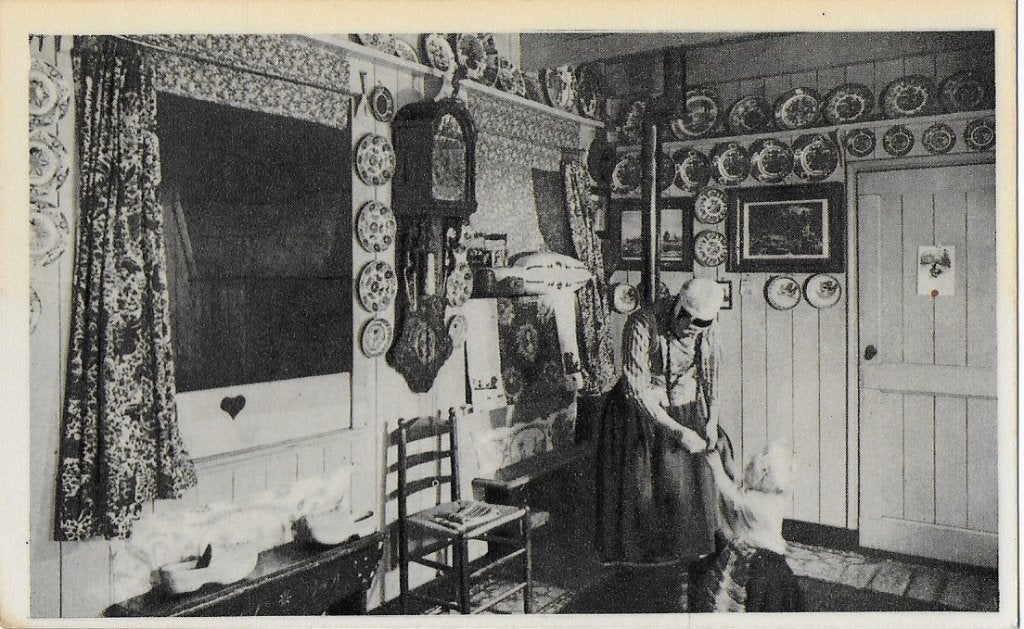 Marken 1955 oude gelopen ansichtkaart ( 7797), Verzamelen, Ophalen of Verzenden, 1940 tot 1960, Gelopen, Noord-Holland