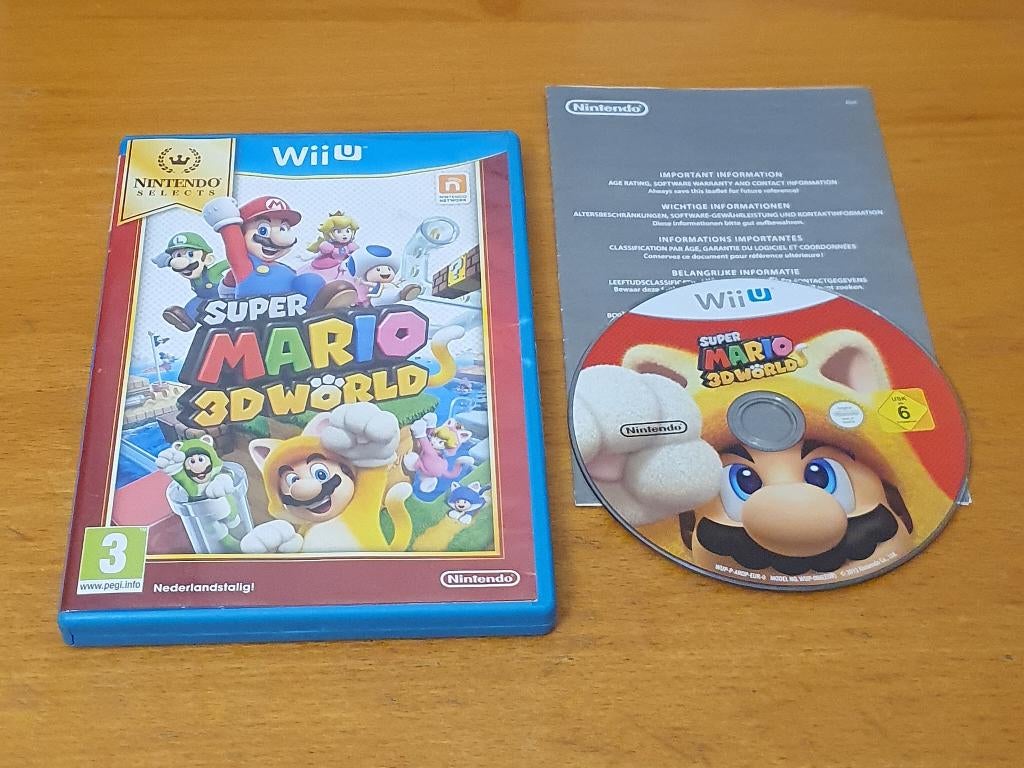 Wii U | Super Mario 3D WORLD, Spelcomputers en Games, Games | Nintendo Wii U, Gebruikt, Avontuur en Actie, 3 spelers of meer, Vanaf 3 jaar