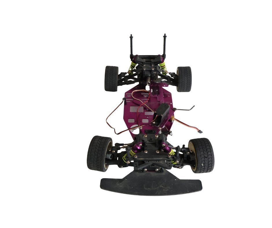 1/10 onroad rc auto chassis, Ophalen of Verzenden, Gebruikt