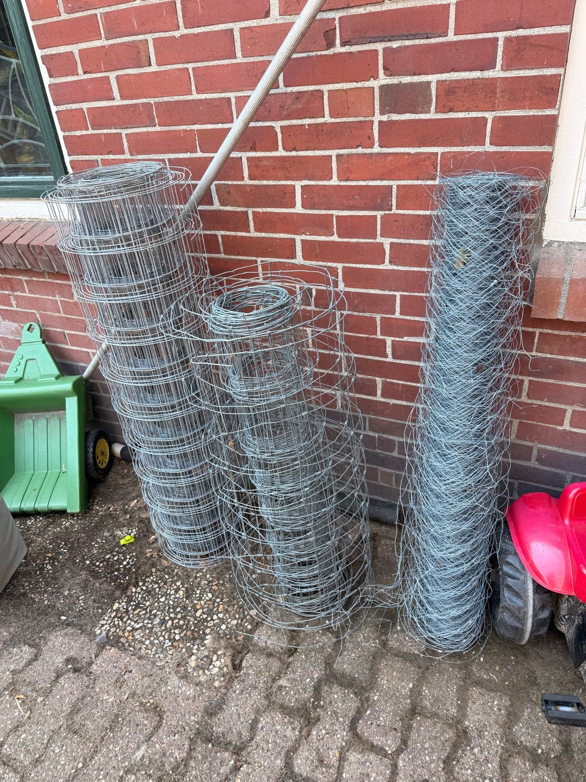 Diverse soorten gaas voor tuin en erf, Tuin en Terras, Gaas en Draad, Ophalen, Gebruikt, 20 meter of meer, Gaas