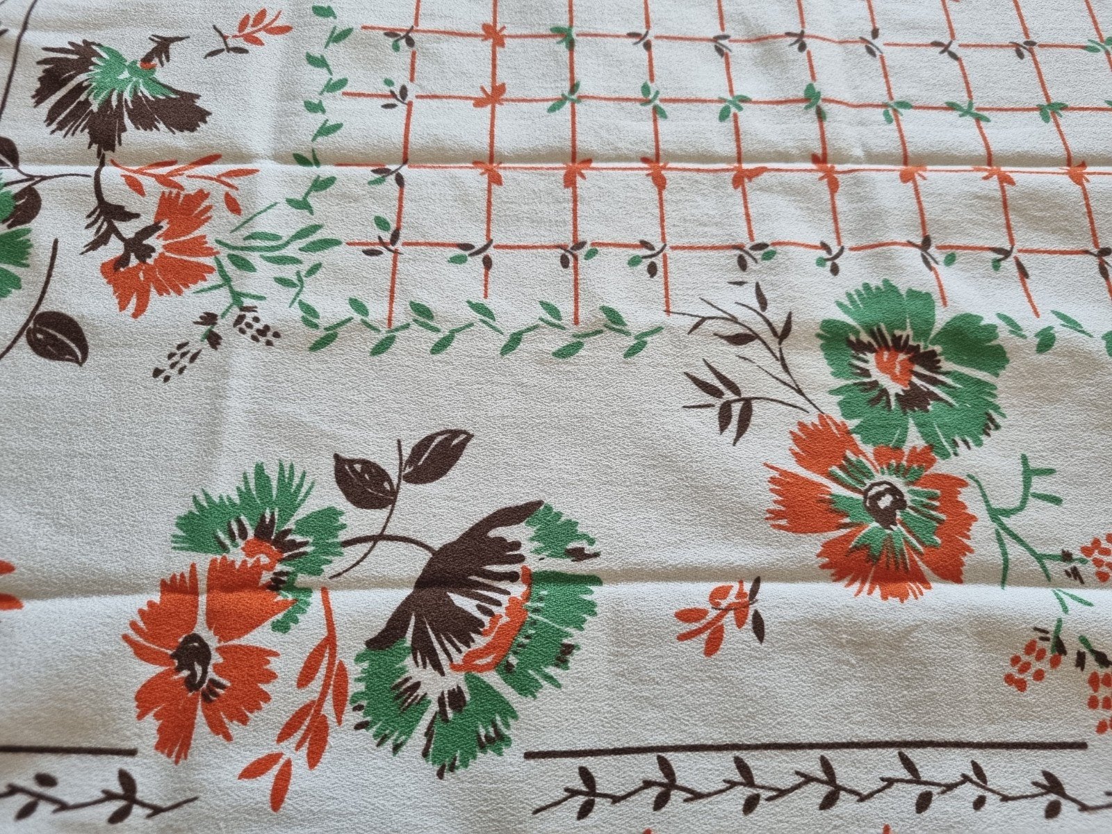 Retro vintage kleedje bloemen, Ophalen of Verzenden, Huis en Inrichting