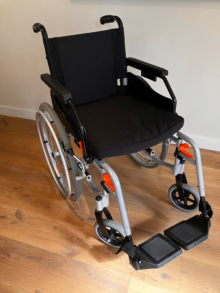 Excel G-Eco+ rolstoel–comfortabel, lichtgewicht, inklapbaar, Diversen, Rolstoelen, Ophalen of Verzenden, Inklapbaar, Zo goed als nieuw