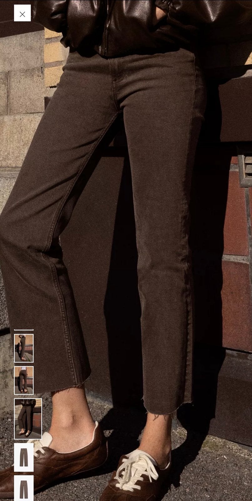 Zara jeans bruin 38 nieuw, Maat 38/40 (M), Bruin, Nieuw, Ophalen of Verzenden