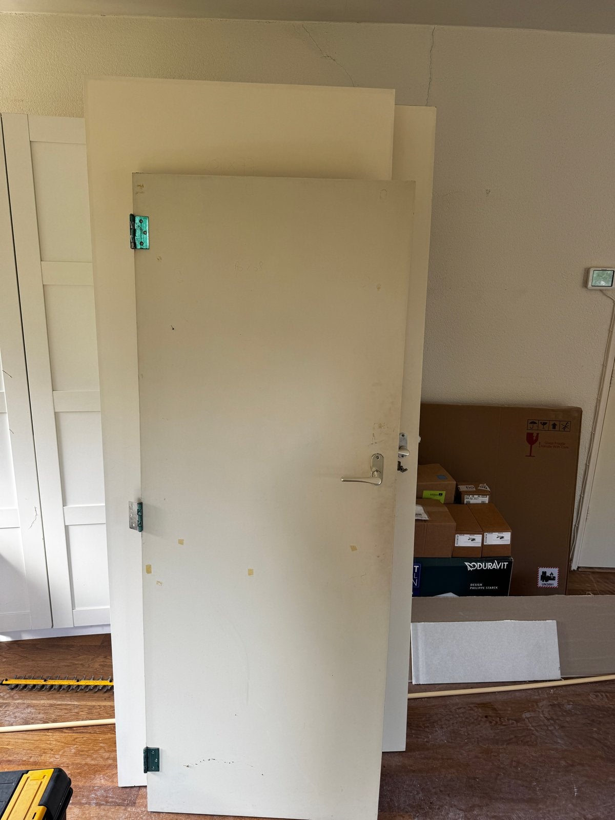 7 x Gebruikte binnendeuren + beslag - maten in beschrijving, Ophalen, Gebruikt, Minder dan 80 cm, Binnendeur