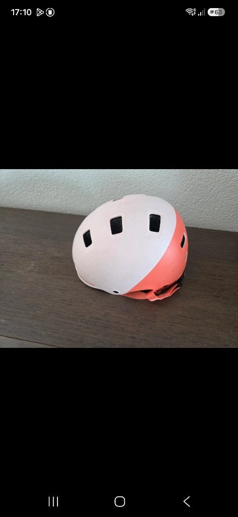 Fietshelm btwin Oranje maat xs, Btwin / Decathlon, Gebruikt, Jongen of Meisje, Ophalen
