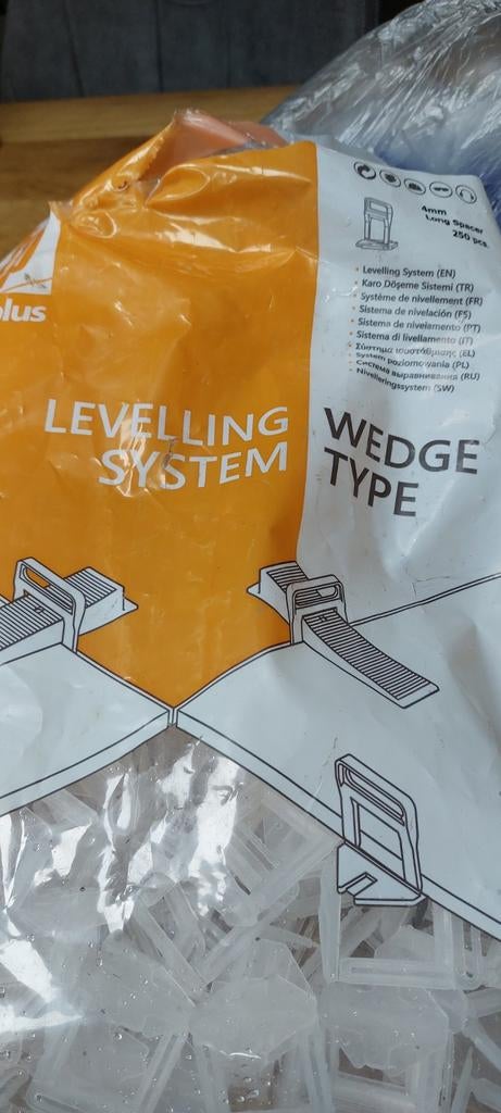 Wedge type 80 stuks, Ophalen, Beton, Terrastegels