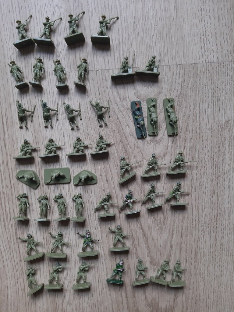Airfix schaal 1/76: Australische infanterie ww2 (01750), Verzenden, Gebruikt, 1:50 of kleiner, Figuur of Figuren