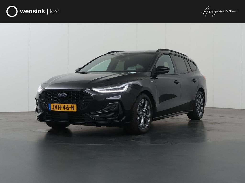 Ford Focus Wagon 1.0 EcoBoost Hybrid ST Line | Trekhaak | Wi, Auto's, Gebruikt, Euro 6, Zwart, Handgeschakeld