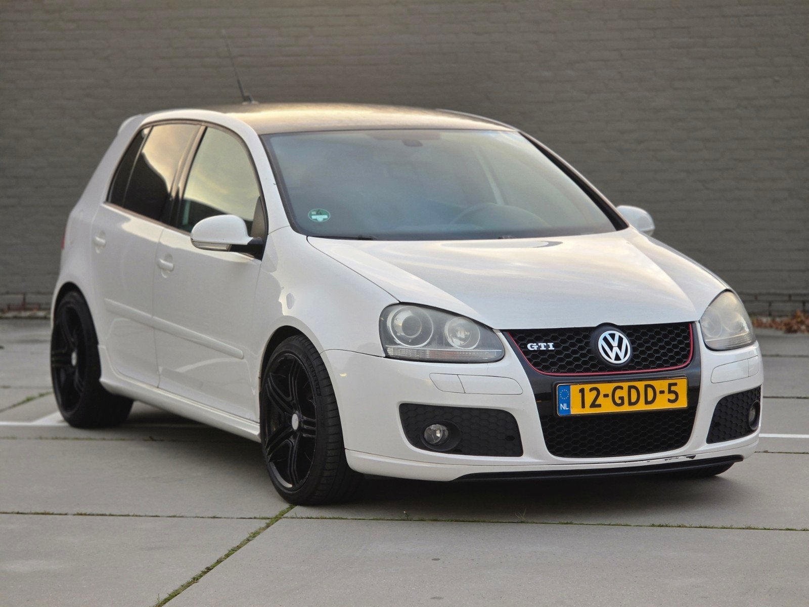 Volkswagen Golf 2.0 GTI 147KW 2008 Wit, Auto's, 4 cilinders, Wit, Origineel Nederlands, Bedrijf
