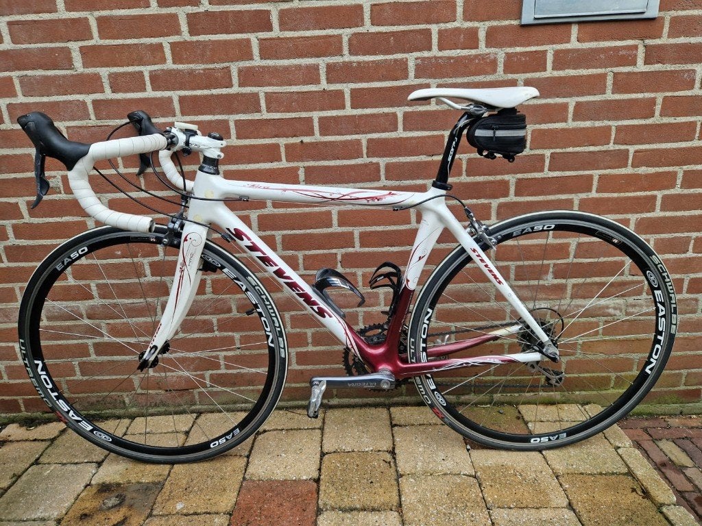 Stevens Sara Carbon Racefiets, Fietsen en Brommers, Fietsen | Racefietsen, Gebruikt, Velgrem, Dames, Meer dan 20 versnellingen