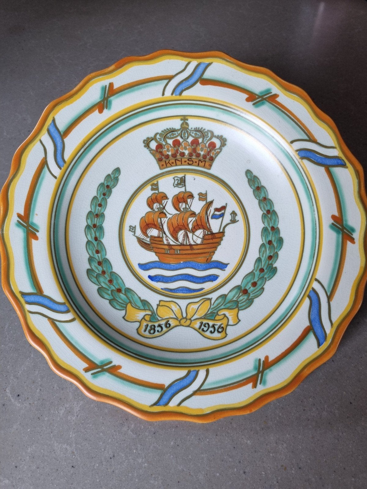 Herdenkingsbord KNSM 100 jaar, Antiek en Kunst, Ophalen of Verzenden
