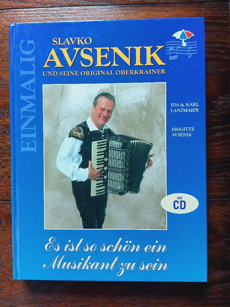 Slavko Avsenik Boek + CD (gesigneerd?), Artiest, Ophalen of Verzenden, Zo goed als nieuw, Karl Lanzmaie
