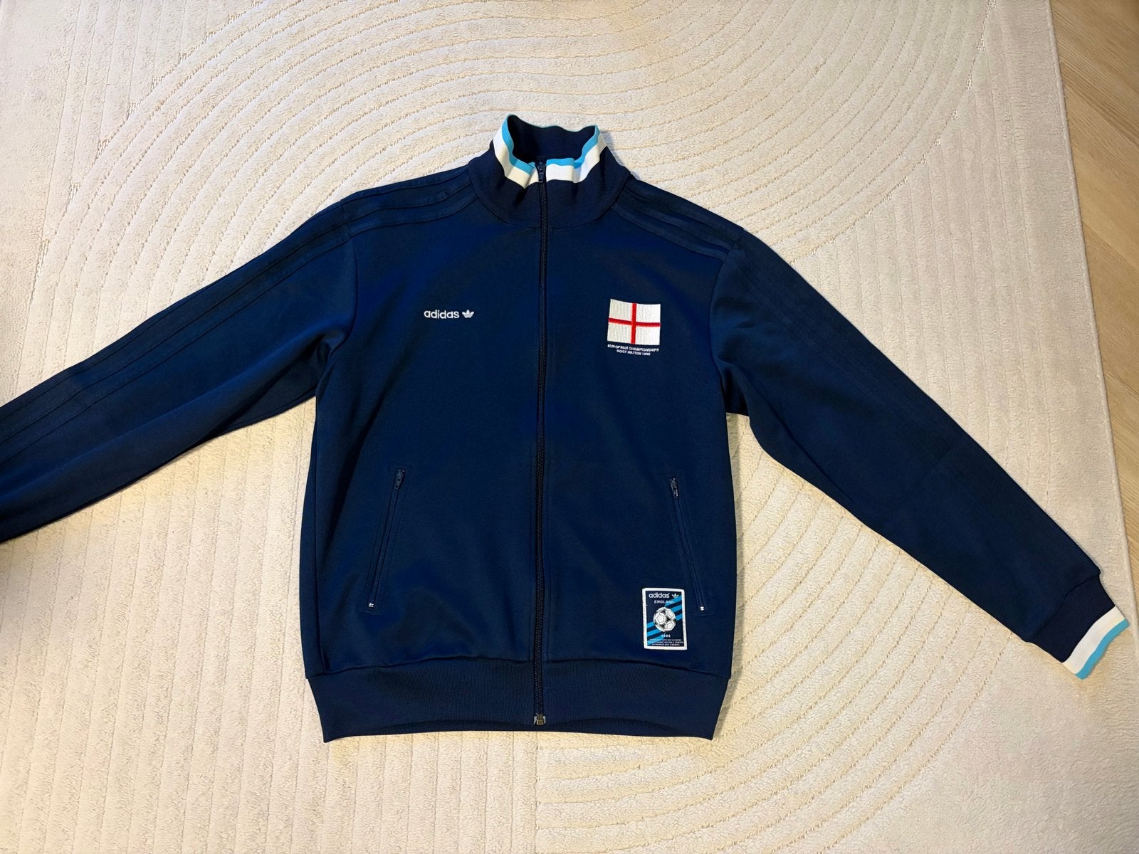 Vintage Adidas Engeland Trainingsjack Maat M, Ophalen of Verzenden, Zo goed als nieuw