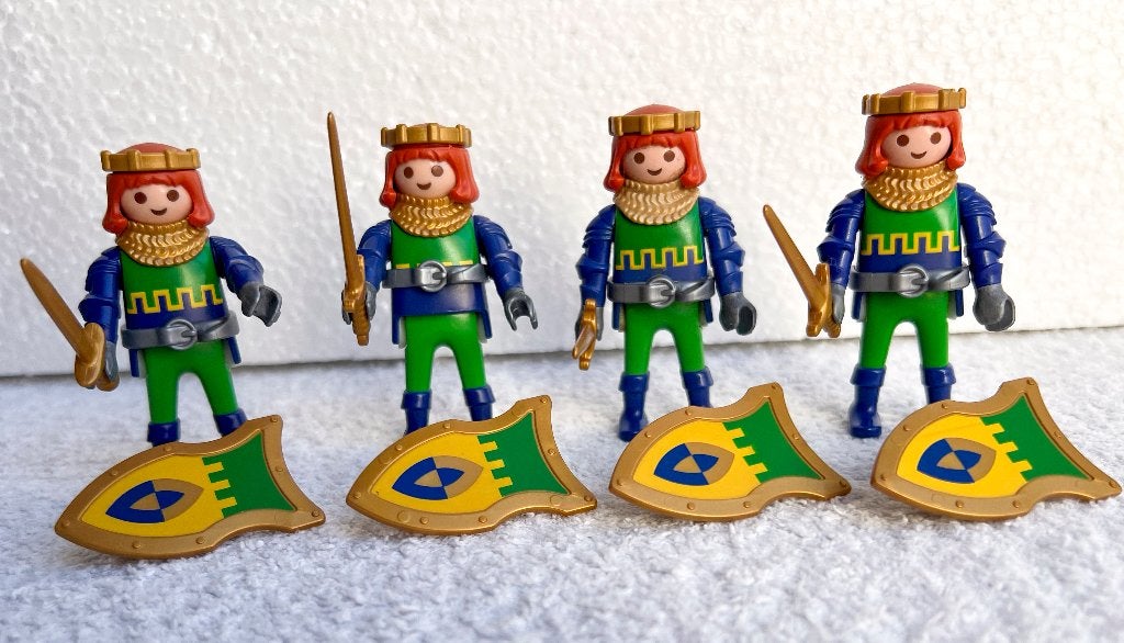 Playmobil 4 Dappere Prinsen uit set 4643, Ophalen of Verzenden, Zo goed als nieuw, Losse onderdelen