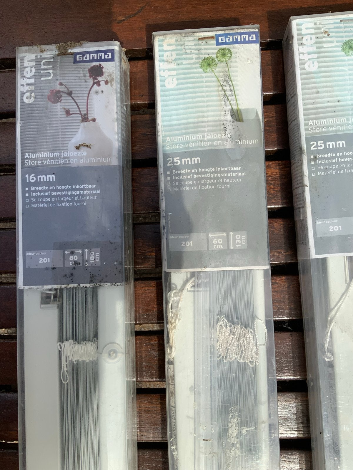 Nieuwe Luxaflex jaloezieën (3 stuks) in originele verpakking, Overige typen, Nieuw, Ophalen of Verzenden, Minder dan 250 cm
