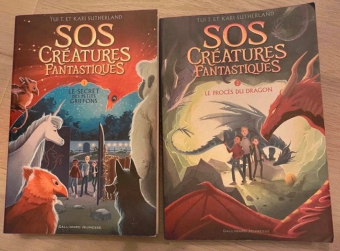 SOS Fantastische Wezens - Franse jeugdboeken (2 delen), Ophalen of Verzenden, Gelezen, Fictie