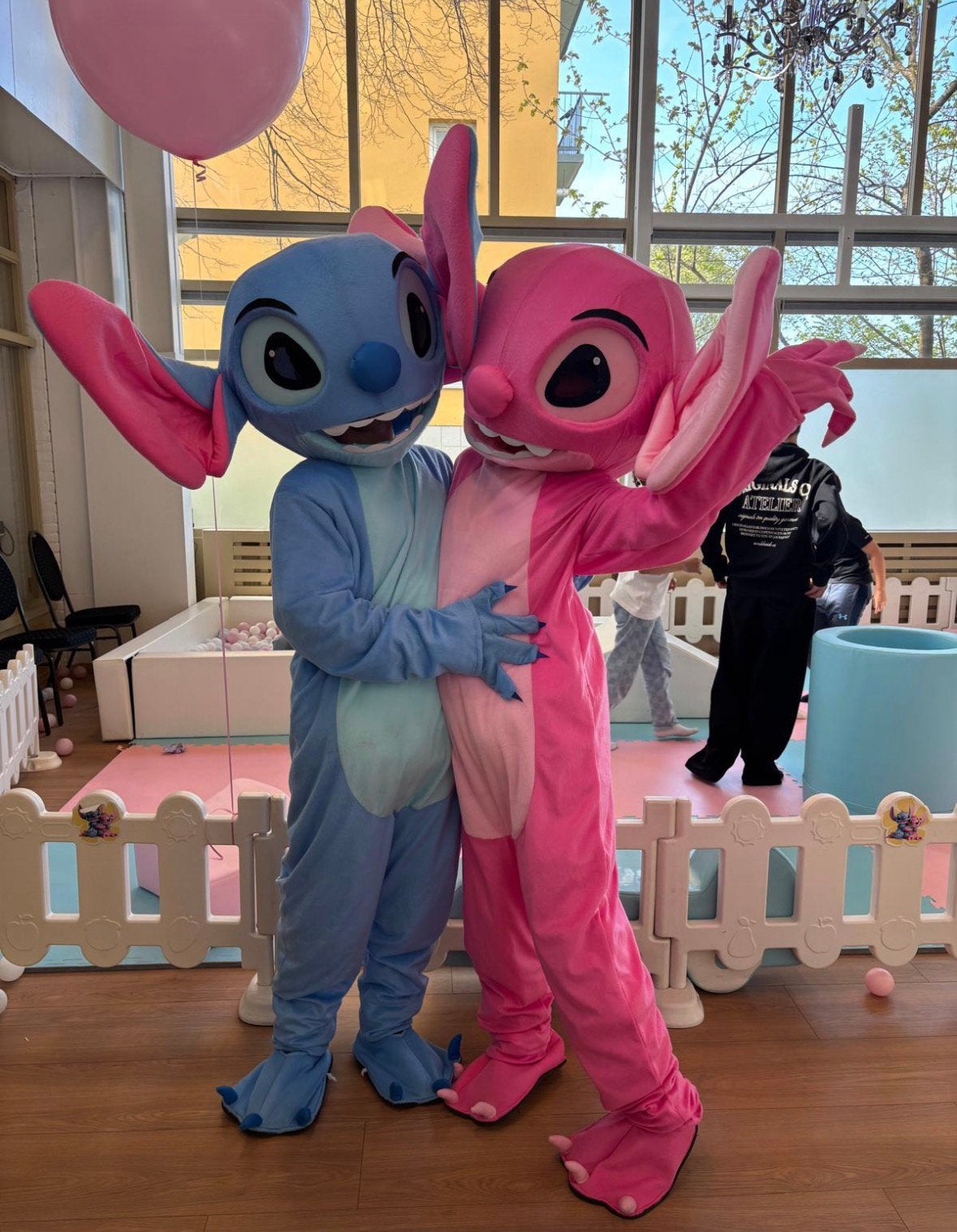 Mascottepak Stitch & Angel verhuur pak mascotte, Ophalen, Gebruikt, Overige