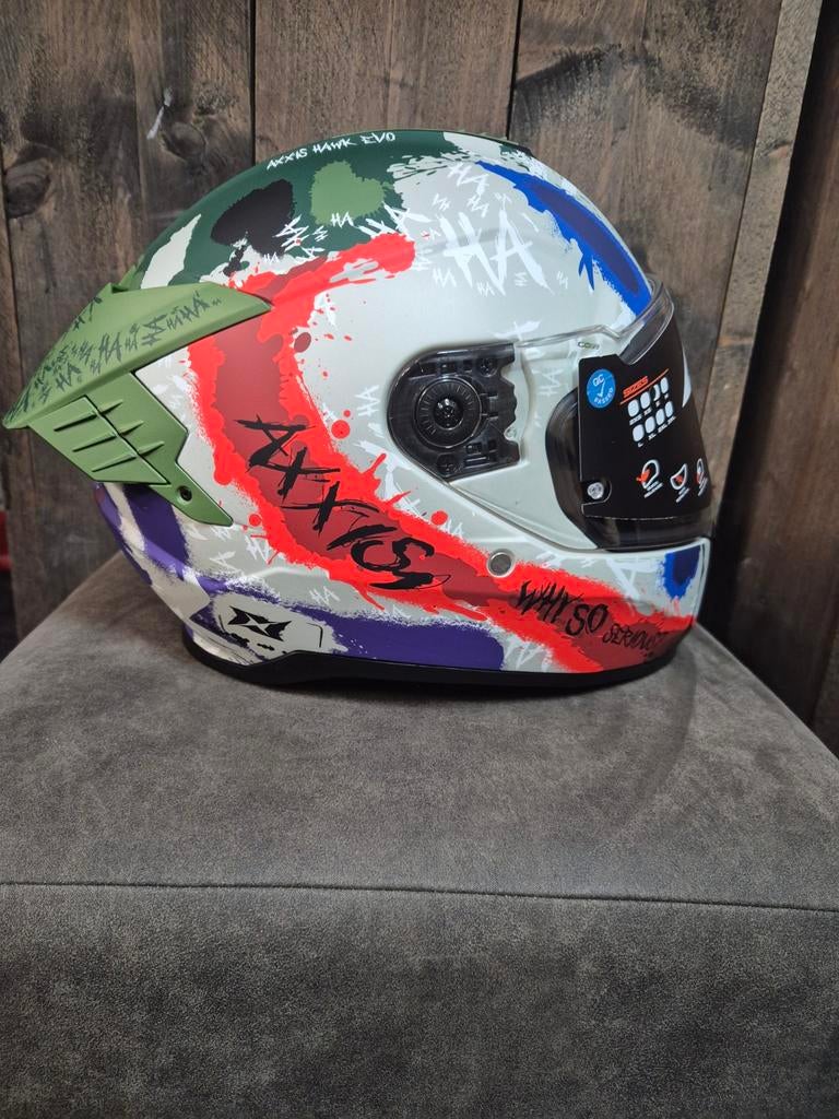 Axxis Intergraal Helm Joker XL  en XXL, Kinderen, Ophalen of Verzenden, Nieuw met kaartje, Overige merken