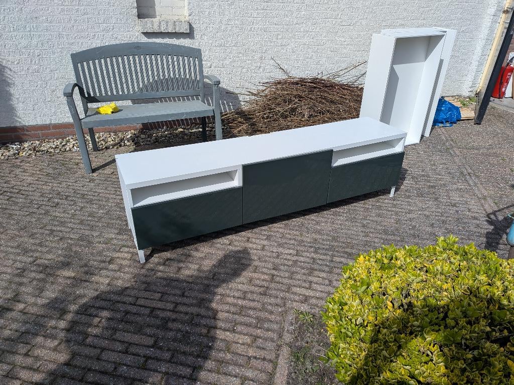 Ikea Besta TV Meubel, Ophalen, Gebruikt, 150 tot 200 cm, Minder dan 100 cm