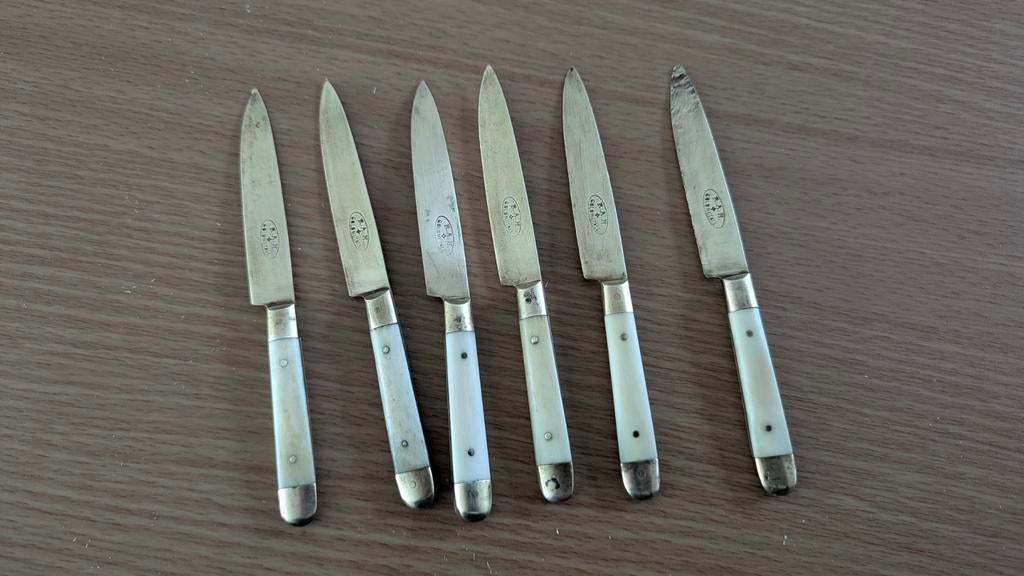 Antieke fruitmesjes, Ophalen of Verzenden