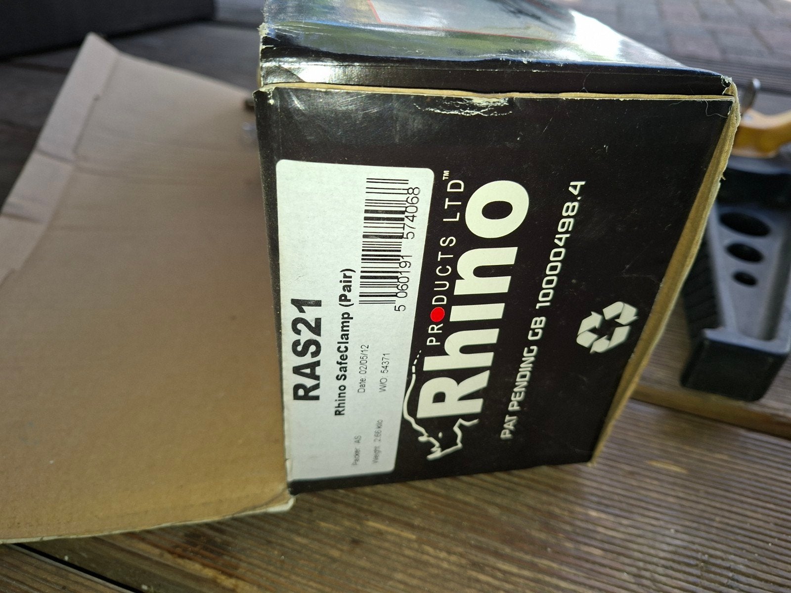 Rhino SafeClamp ladderklemmen (set van 2), Ophalen of Verzenden, Nieuw