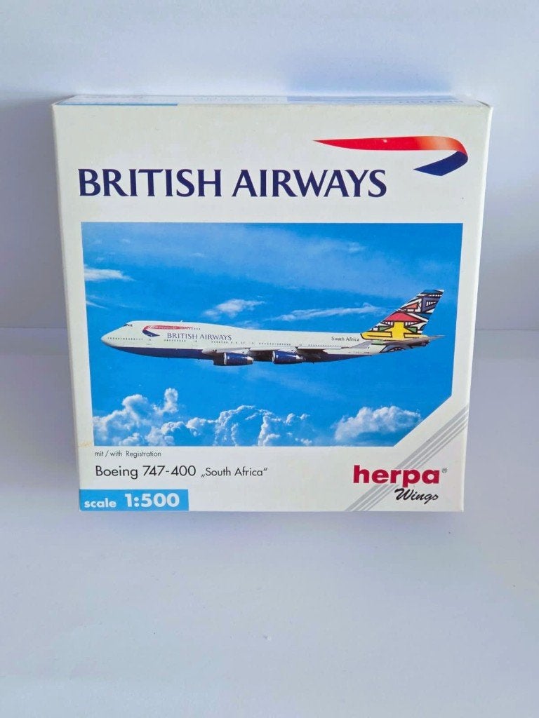 British Airways Boeing 747-400., Verzenden, 1:200 of kleiner, Overige merken
