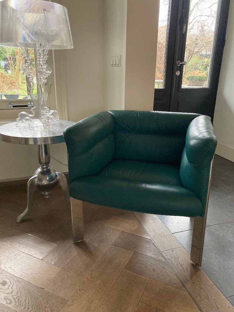 Poltrona Frau design Armchair Interlude by Marco Zanuso, Huis en Inrichting, Fauteuils, Ophalen, Gebruikt, Minder dan 75 cm, Design