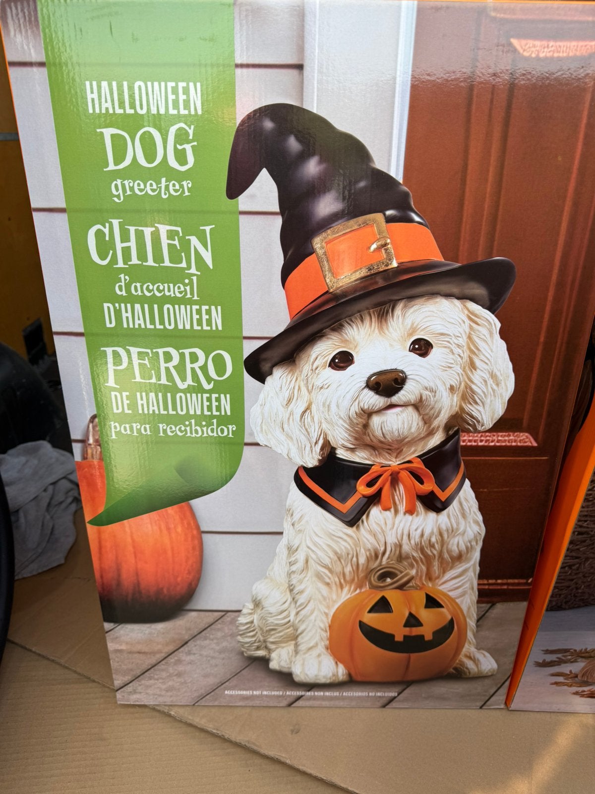 Te koop halloween maltezer honden beeld, Ophalen of Verzenden, Nieuw, Dier