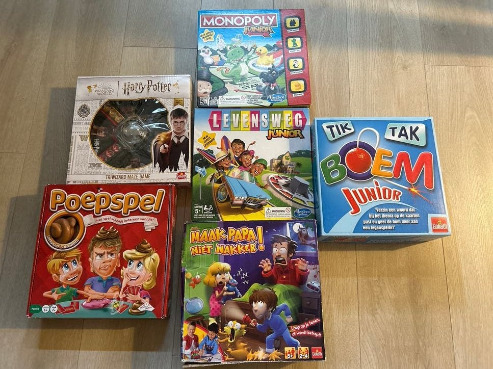 bordspellen: 6 spellen voor uren speelplezier, Een of twee spelers, Ophalen, Gebruikt