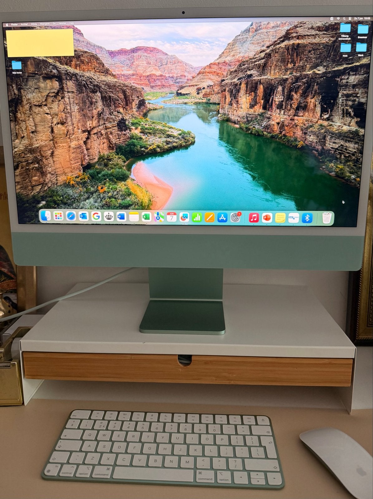 Apple iMac M3 2023 - Zo goed als nieuw, inclusief doos, Ophalen, 8 GB, IMac, 24 inch