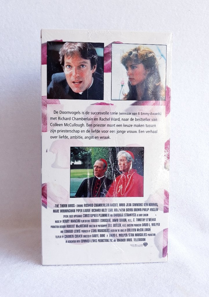Complete serie de Doornvogels VHS - videobox -nog geseald-, Cd's en Dvd's, Alle leeftijden, Drama, Ophalen of Verzenden, Nieuw in verpakking