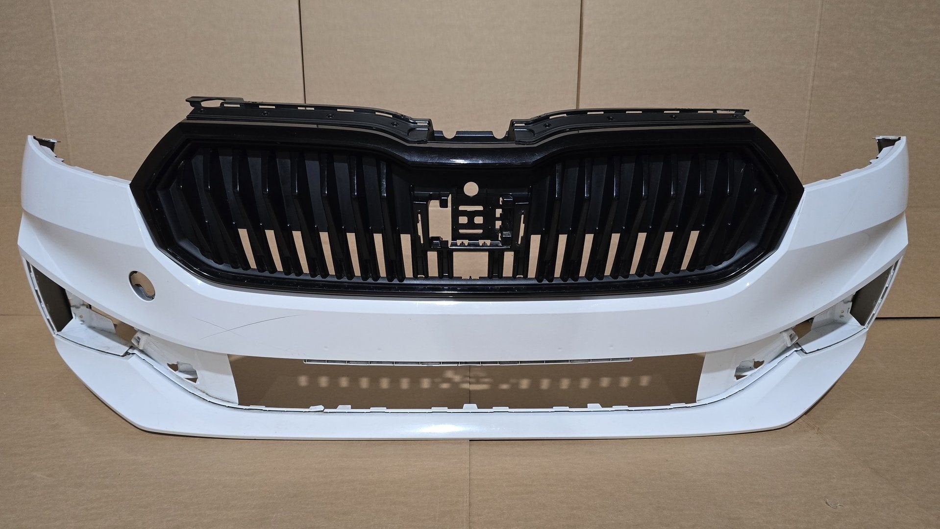 Voorbumper Skoda Fabia 4 IV Bumper 6VA807221 bj.2020-2024, Gebruikt, -, Voor, Ophalen of Verzenden