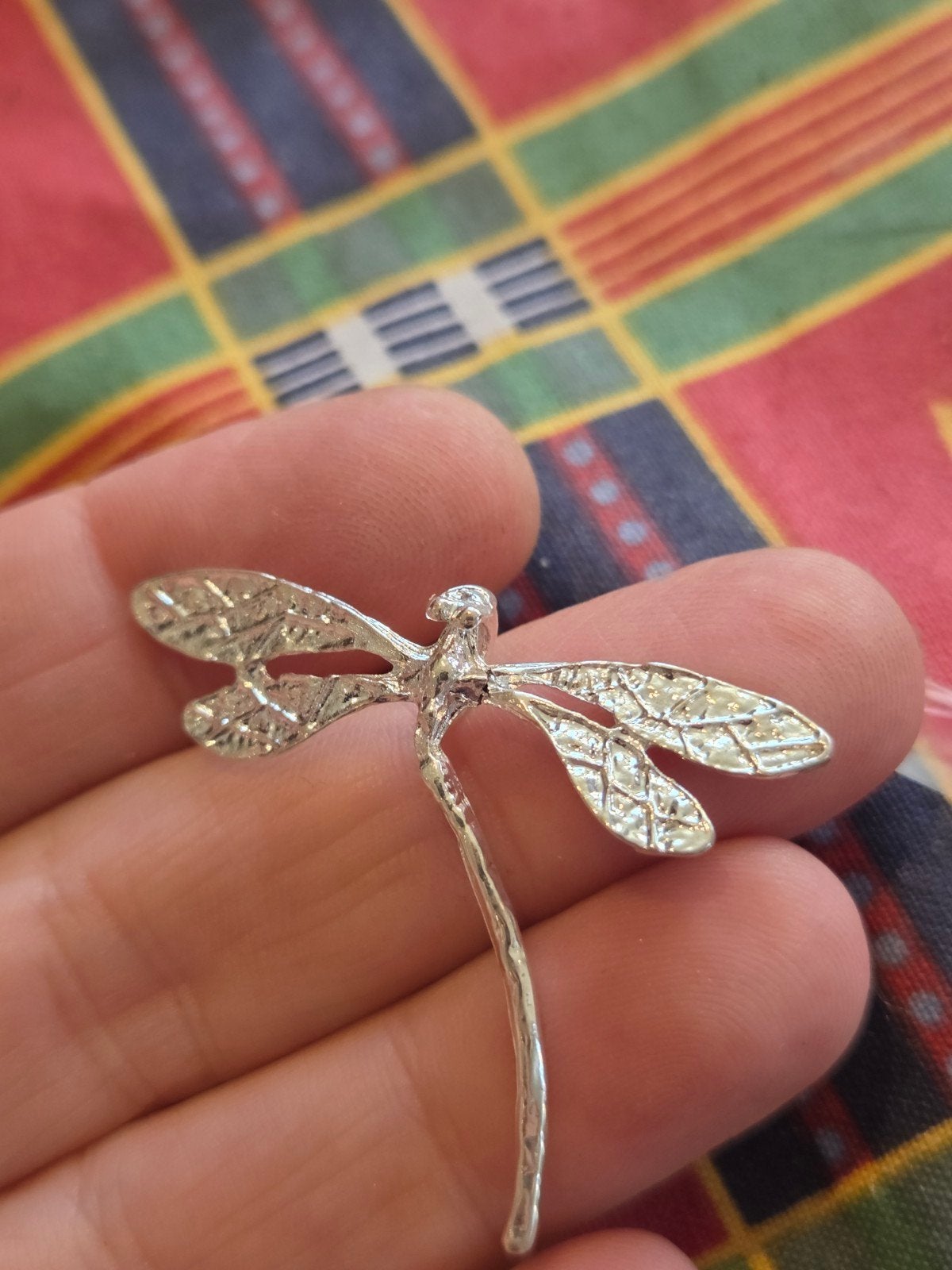 Zilverkleurige Libelle Hanger - Nieuw, Overige materialen, Nieuw, Ophalen of Verzenden, Zilver