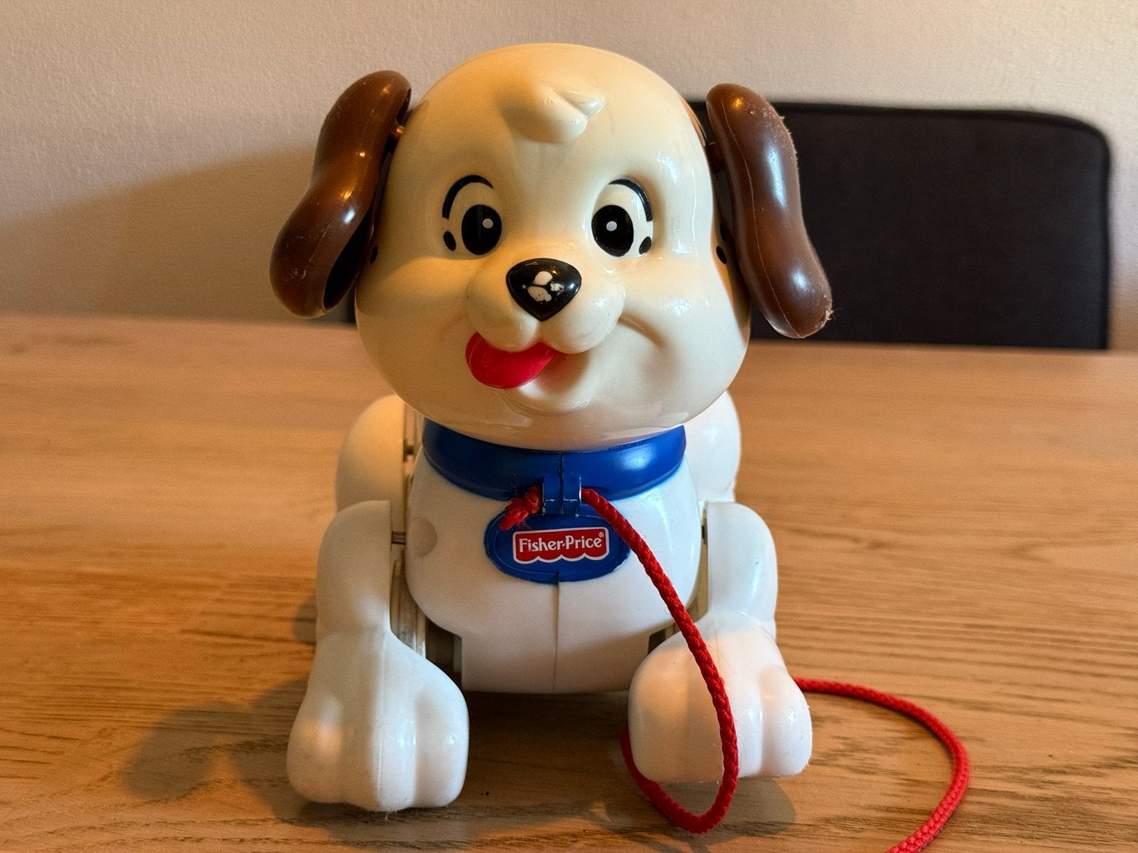 Vintage | Fisher-Price | Snoopy Sniffer | Hond, Verzenden, Gebruikt, Duw- of Trekspeelgoed, Met geluid