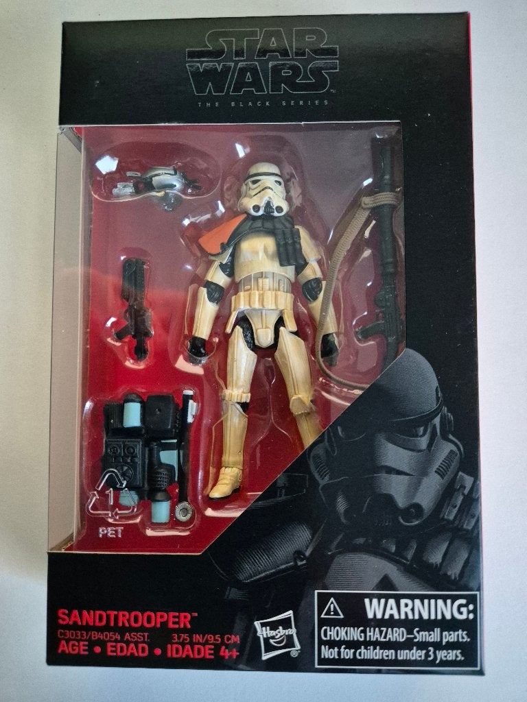 Star Wars BS Red 3.75" Sandtrooper, Verzamelen, Ophalen of Verzenden, Nieuw, Actiefiguurtje