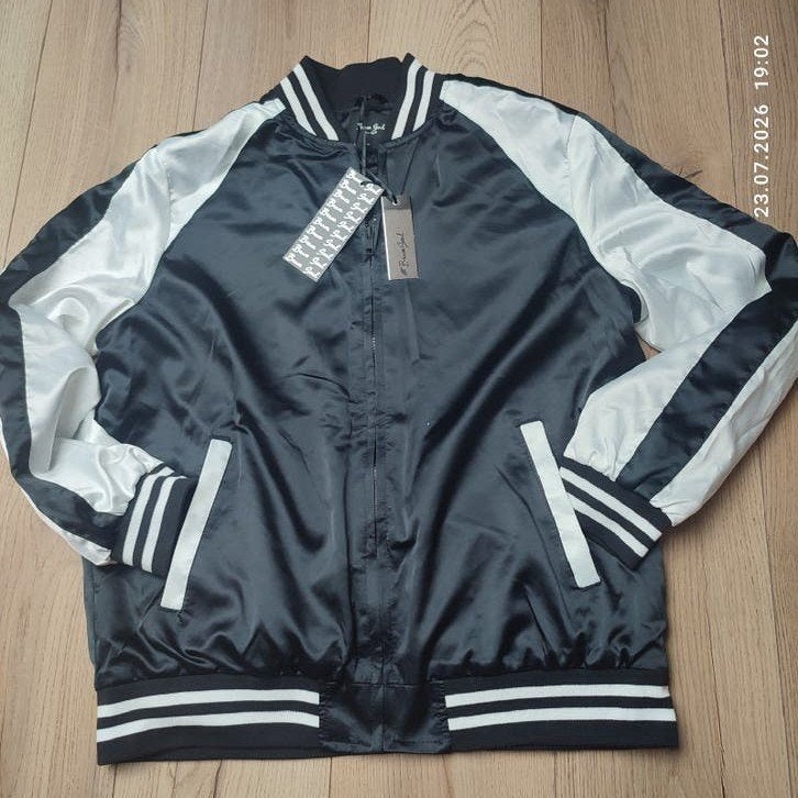 Brave Soul Japan Tiger Satin Bomberjack - Nieuw met kaartje, Zwart, Maat 42/44 (L), Ophalen of Verzenden, Nieuw