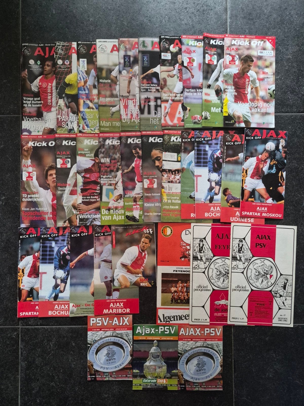 ajax zeer grote collectie/verzameling, Verzamelen, Ophalen of Verzenden, Zo goed als nieuw, Ajax, Boek of Tijdschrift