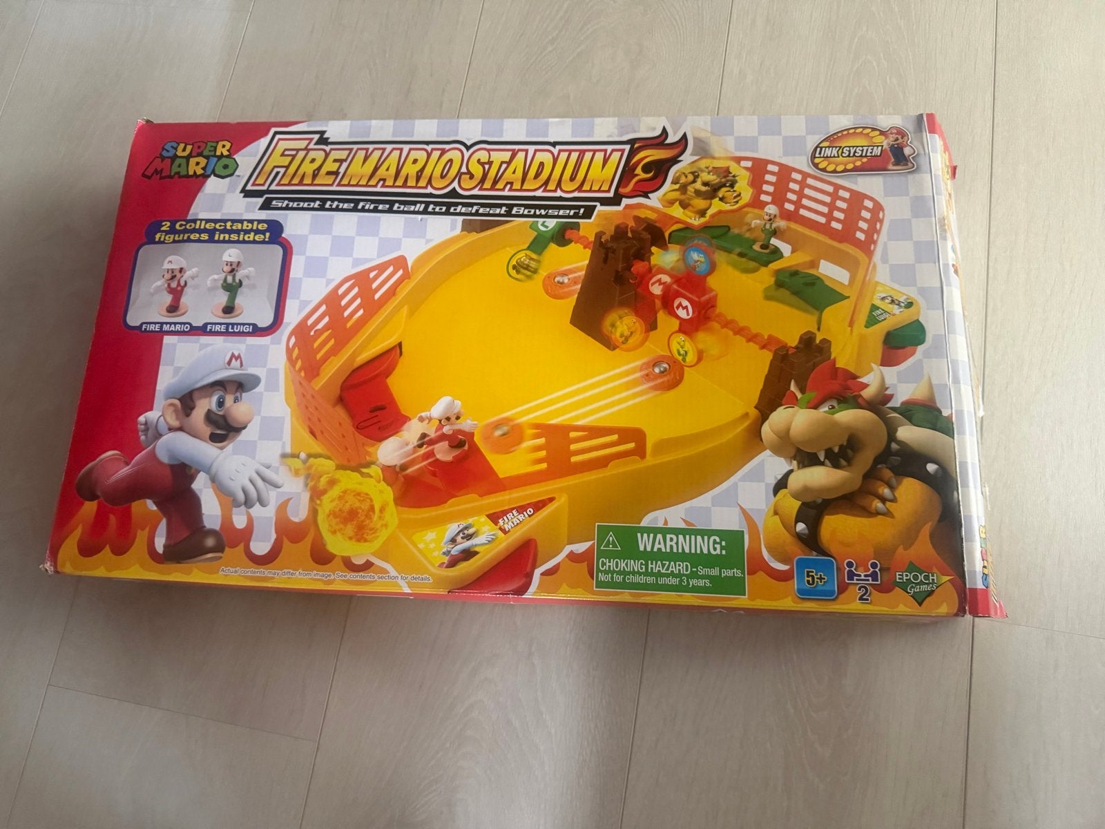2x Super Mario Spellen: Air Hockey & Fire Stadium, Ophalen, Zo goed als nieuw, Jongen of Meisje