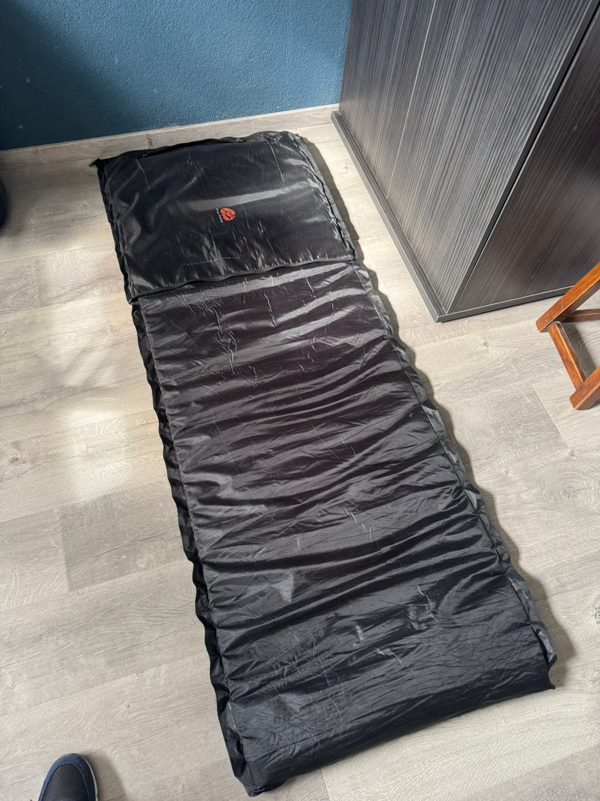 Opblaasbaar slaapmatje camping, Ophalen, Zo goed als nieuw