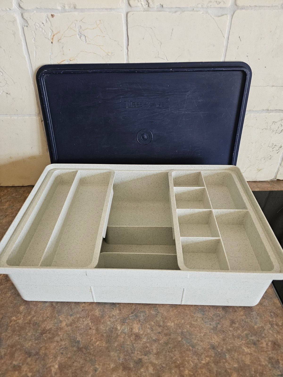 Tupperware naaidoos knutsel doos, Ophalen of Verzenden, Minder dan 50 cm