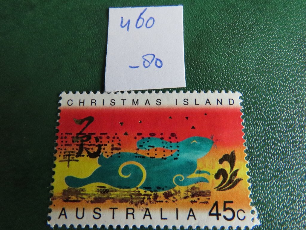 australie christmas island 460, Ophalen of Verzenden, Gestempeld