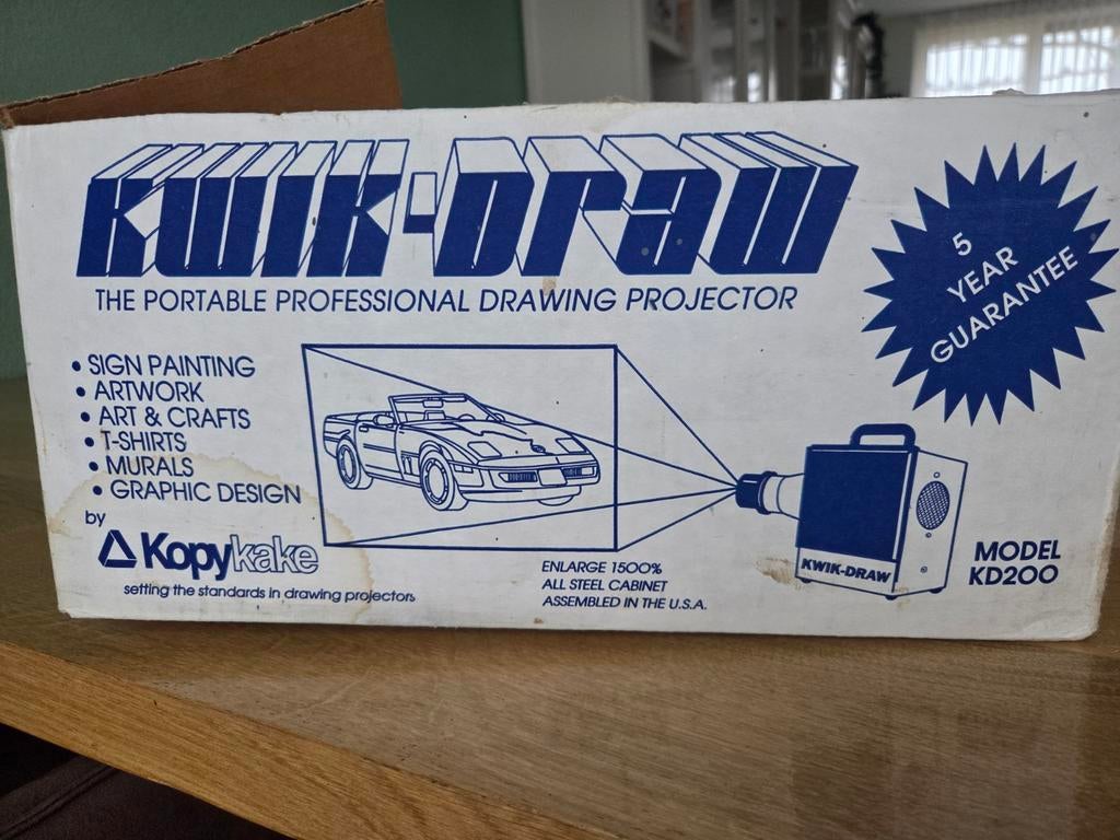 Kwik-Draw KD200 Draagbare Professionele Tekenprojector, Ophalen of Verzenden, Zo goed als nieuw, Overige typen