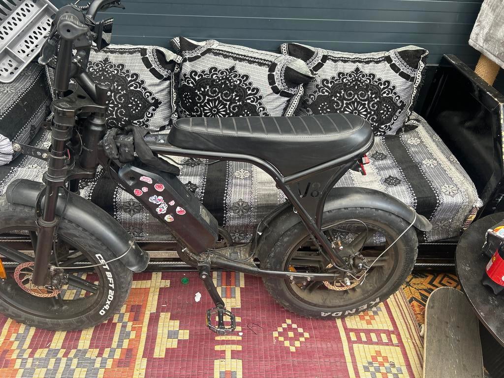 Fatbike E-bike - Zwart, Gebruikt defect, Gebruikt, Minder dan 47 cm, 30 tot 50 km per accu, Ophalen