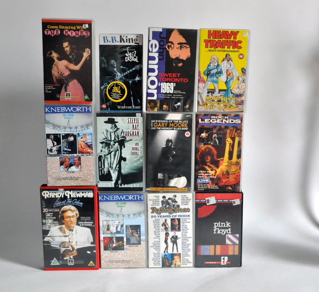 Diverse muziek VHS banden, Alle leeftijden, Ophalen of Verzenden, Gebruikt, Muziek en Concerten