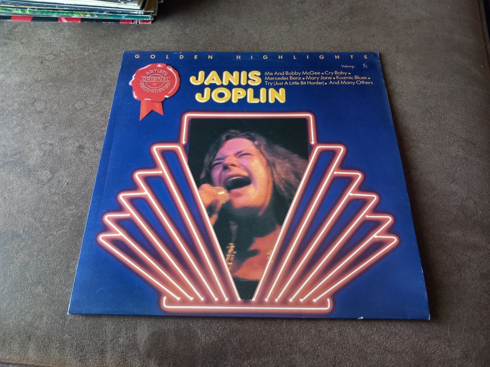 Janis Joplin - Golden Highlights LP Vinyl, Ophalen of Verzenden, Gebruikt, 12 inch
