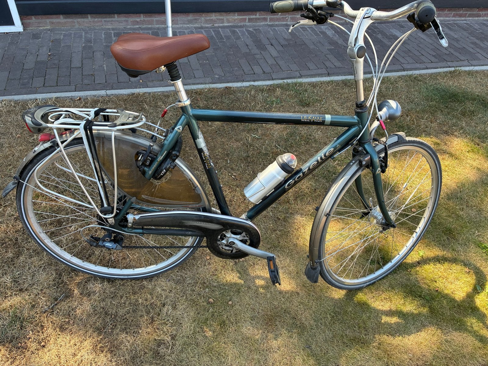 Lichtgewicht Gazelle fiets met werkende verlichting, Fietsen en Brommers, Fietsen | Heren | Herenfietsen, Ophalen, Gebruikt, Versnellingen