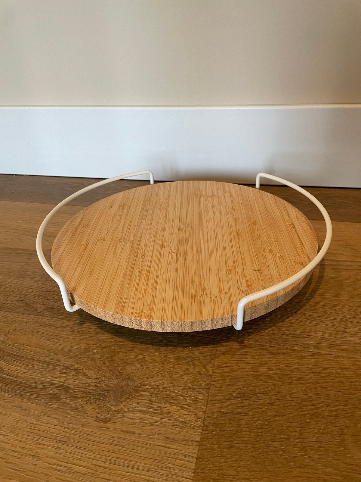 IKEA APTITLIG Draaiplateau Bamboe, Huis en Inrichting, Met opstaande rand, Rond, Nieuw, Ophalen of Verzenden