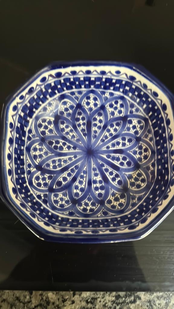 Mooi blauw schaaltje, Ophalen of Verzenden