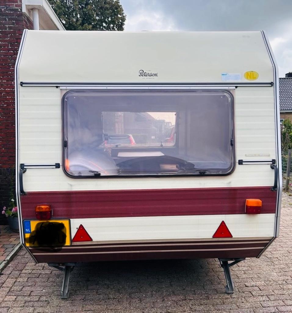Kip KG 390 caravan retro, Caravans en Kamperen, Caravans, Standaardzit, Kip, Tot en met 3, 500 - 750 kg