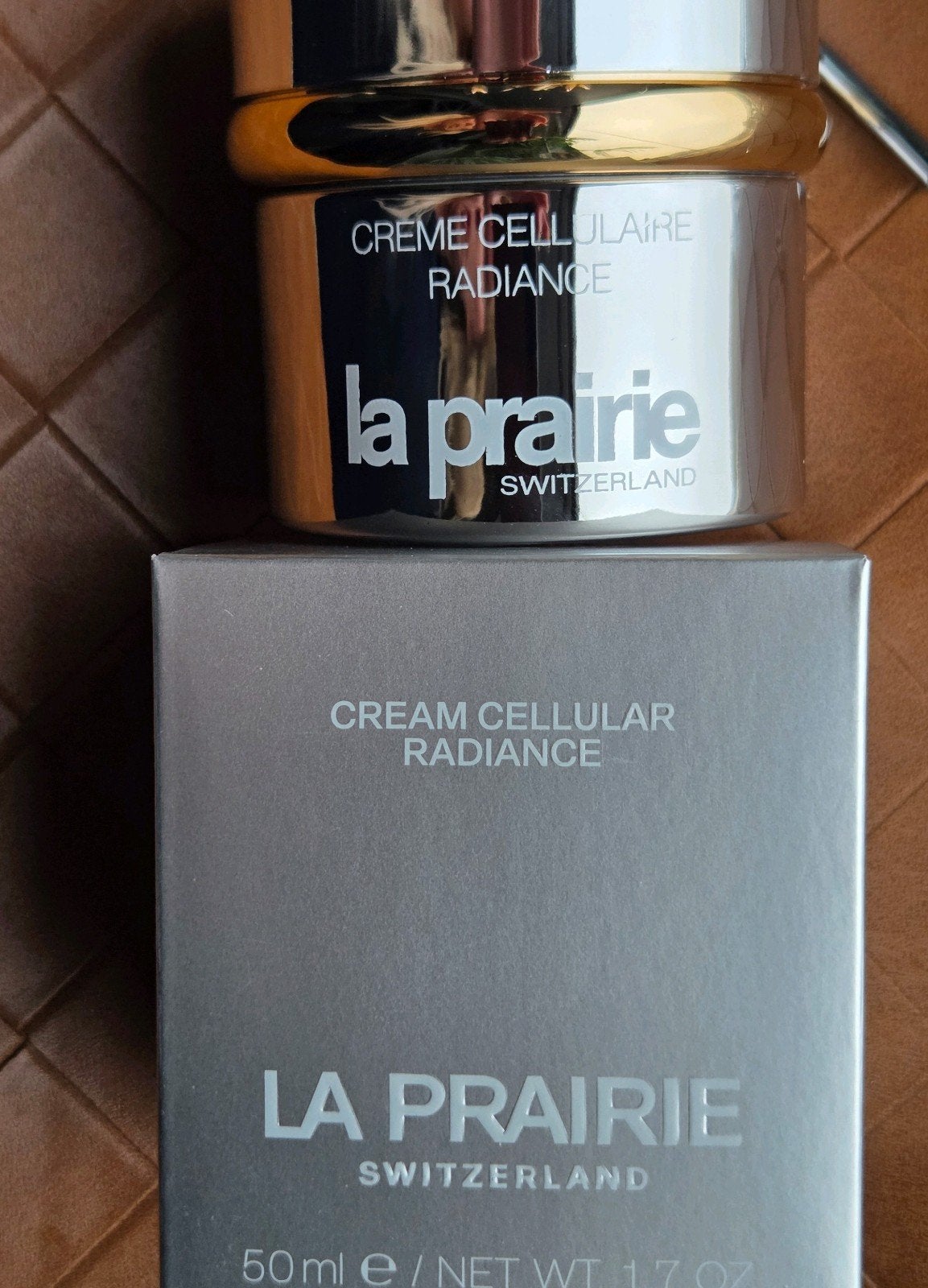 La Prairie Cellular Radiance Cream 50ml, Verzenden, Zo goed als nieuw, Gehele gezicht